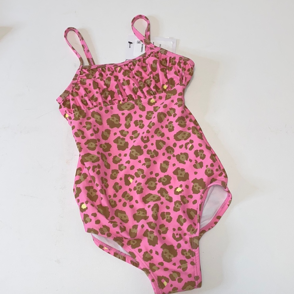 Super Cute Cotton KIDS On NWT One Piece Swimsuit Girls Size:4